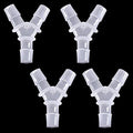 5/8" Hose Barb Fitting Equal Barbed Y Shaped 3 Way plastic Tubing Joint Splicer Mender Adapter Union for Oxygen Tubing Pipe Household Fuel Gas Liquid Air (Pack of 4) - size: 5/8 Inch