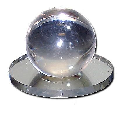 Mirart 1" Diam. Ball x 1-1/2" Self Stick Round Acrylic Mirror Back (6 Pack) - style: 1" Ball -6 Pack