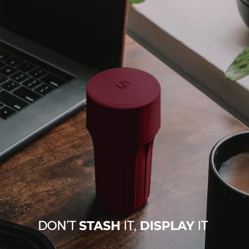 Staze Air Tight Smell Proof Container (148ml) – Vacuum Seal Jar - Waterproof Food Storage Canister, Portable Small Smell Proof Jar for Coffee, Herb, Spice & Gummies - (MIDNIGHT TRIO) - color: MIDNIGHT TRIO