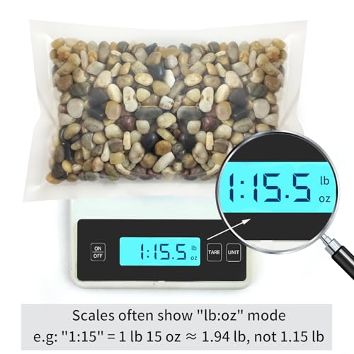 FANTIAN 2 Pounds Pebbles for Plants, 3/8 Inch Polished Pea Gravel. Decorative Stones River Rocks for Succulent Soil Cover, Cactus, Aquarium, Vase and Outdoor Garden Landscaping - size: 2 pounds, style: Natural