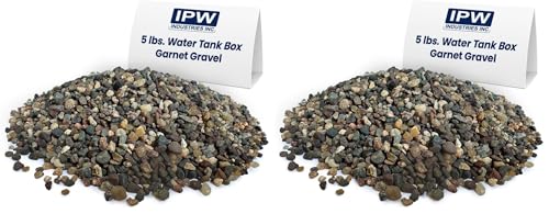 IPW Industries Inc - Water Softener Gravel - Garnet Filter Bed Media for Filter Tanks, Water Conditioners, Water Softeners and Backwashing (5 lbs, Pack of 2) - size: 5 lbs (Pack of 2)