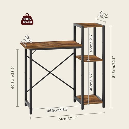 MAHANCRIS 20 Gallon and 5-10 Gallon Fish Tank Stand Bundle, Heavy Duty Aquarium Stand with Storage Shelves, Metal Frame Turtle Reptile Terrarium Stand, for Home Office, FTHR2001-FTHR5201