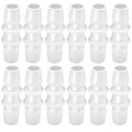 Plastic 5/16” hose ID Barb pipe connectors Joint Splicer Mender Adapter Union Boat Water Air Aquarium O2 Fuel (pack of 12) - size: 5/16 Inch, style: 12
