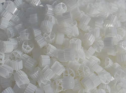 K2 Bio Filter Media Moving Bed Biofilm Reactor (MBBR) for Aquaponics, Aquaculture, Hydroponics - Ponds - Aquariums by Wholesale Koi Farm, (2 Gallons) - size: 2 Gallons