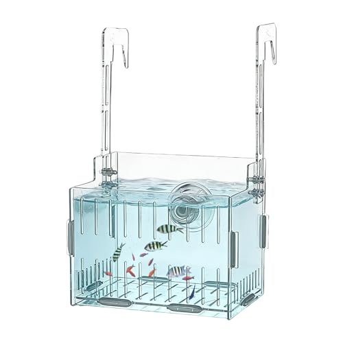 Hydroponic Plant Holder – Transparent Double-Hook Aquarium Holder, Adjustable Acrylic Aquatic Plant Planter, Durable Plants Rest, Underwater Vine Moss Decoration for Aquarium Corner - size: Single cell