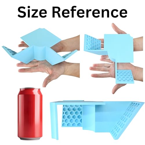 Hermit Crab Underground Tunnel Cave Corner | Hermit Crab Climbing Tank Decor Hide Hideout | Hermit Crab Habitat Hideaway Decoration Accessories Supplies Toys Ornaments (Sky Blue) - color: Sky Blue