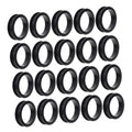 BESPORTBLE 20pcs Fish Tank Cable Hole Aquarium Wire Inlet Grommets Organize Beautify Your Fish Tank for Home Office Aquariums Easy to Install