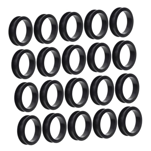 BESPORTBLE 20pcs Fish Tank Cable Hole Aquarium Wire Inlet Grommets Organize Beautify Your Fish Tank for Home Office Aquariums Easy to Install