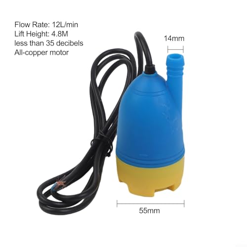 Vehicle Self-priming with Pump Compact Submersible Utility Pump Filter Rv 12v Garden Ponds Outdoor Washing Aquarium Shower