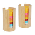 2 PCS Mason Jar Lid Organizer Vertical Mason Jar Lid Storage Bamboo Tumbler Lid Holder Cup Lid Organizer Suitable for Mason Lids/Canning Lids/Bamboo Lids Mason Jar Accessories (2 Wide) - size: 2 Wide