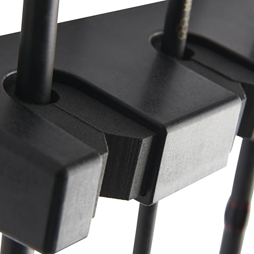 Berkley Horizontal 4 Fishing Rod Rack, Black - style: Hortizontal 4 Rod Rack (New Model)