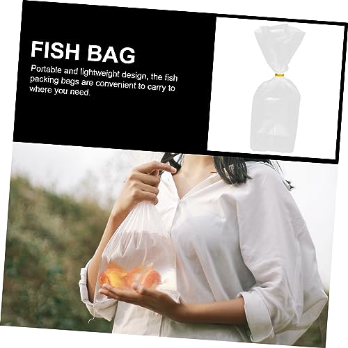 OUNONA 50pcs Insulated Fish Shipping Bags for Freshwater Fish Transport Container Food Grade Pet Stores and Food Service Industries