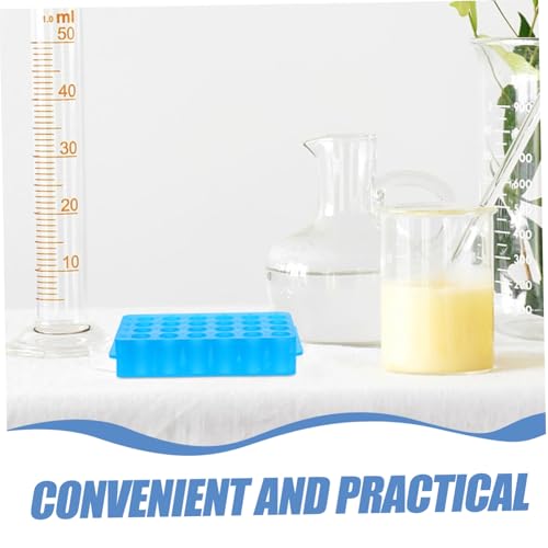PRETYZOOM 24Hole Dual Sided Rack Sampling Tube Organizer for Laboratory Acid Alkali Resistant Versatile Design for Efficient Storage and Organization