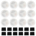 12pcs Cat Fountain Filters with Pre-Filter Sponges for E versweet 2S/3/3 Pro/Solo/Solo SE Quadruple Filter System 3.0 Replacement Filters