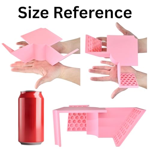 Hermit Crab Underground Tunnel Cave Corner | Hermit Crab Climbing Tank Decor Hide Hideout | Hermit Crab Habitat Hideaway Decoration Accessories Supplies Toys Ornaments (Coral Pink) - color: Coral Pink