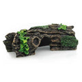 Aquarium Resin Hollow Tree Trunk Betta Log Aquarium Decorations Ornament Fish House Cave Wood House Decor for Fish Tank, Medium - size: Medium