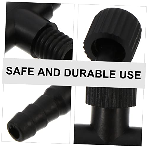 NOLITOY 90pcs Aquarium Airline Valves Plastic Air Connectors for Fish Tank Oxygen Pump Easy Installation Compatible Standard Tubing and