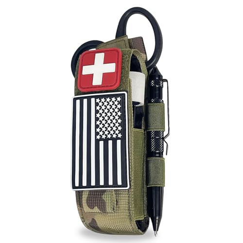 Upgrade 1000D Laser Cut Molle Tourniquet Holder, Heavy Duty Tactical Molle Tourniquet Pouch Holder - color: POUCH-SIMPLECP