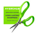 Garden Scissors Small Pruning Shears Gardening Snips Non-Stick Coating Sharp Steel Blade for Precise Cutters Bonsai Trimmer for Plants Flower Herb - style: Straight Blade