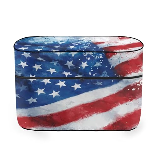 American Flag Camper Propane Tank Cover Replacement Cover for RV/Trailer/Camper Waterproof RV Propane Tank Cover Easy to Install Clean - color: American Flag Print, size: Small-Double 20LB