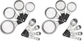OXO Good Grips Stainless Steel Measuring Cups and Spoons 8-Piece Set,4 Cups and 4 Spoons,(Pack of 2) - size: 8 count (pack of 2), style: Set