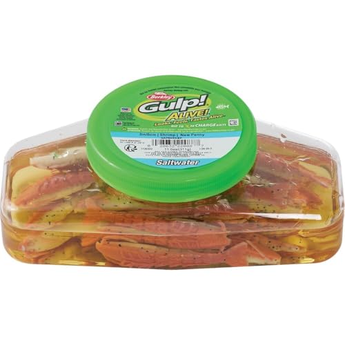 Berkley Gulp! Alive! Shrimp - color: New Penny, size: 3in - Pint 4x7