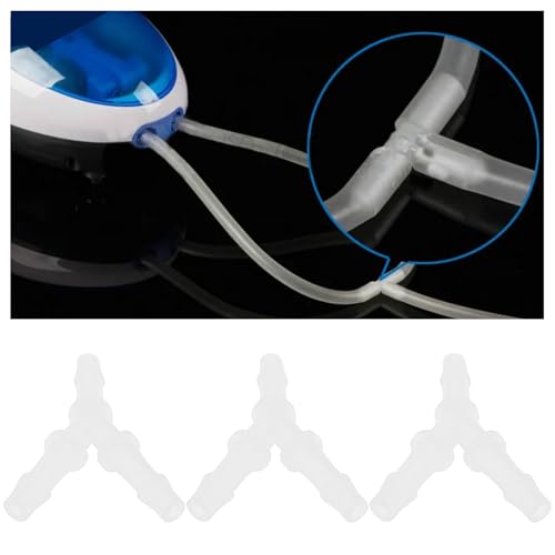 The Lord of the Tools 12pcs 4.8mm Aquarium Air Pump Connectors 3/16" Y-Shaped Airline Tubing Connectors Aquarium Air Valve for 3/16 inch Air Line