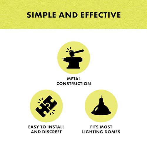 Zilla Mounting Spring Clip, Fits Most Lighting Domes (Pack of 3) - size: One Size (Pack of 3)