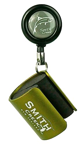 Smith Creek Rod Clip with Zinger - color: Green