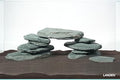 LANDEN River Slate Stone Natural Rocks(18lbs, 3~9 inches,13pcs) for Aquariums, paludariums, Terrariums, Reptile, and Amphibian Enclosures Decorative of Stream's Caves and Caverns - size: 15 River Slate Stone(3-9 inches,18lbs)