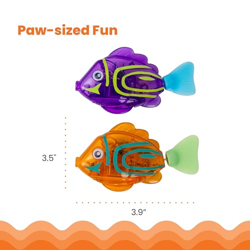 Catstages Meow-SMERIZING Fish Electronic Cat Toys, 2Pk, Replacement Pack for Meow-SMERIZING Fish Bowl, Multicolored - color: Meow-smerizing Fish