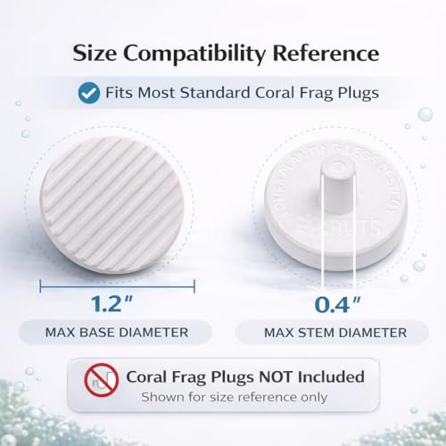 kcrygogo Coral Frag Holder Acrylic Coral Rack with Powerful Double Suction Cup and Placstic Screws Suitable for Household Fish Tanks (2pcs 3 Plug Hole,Fluorescent Green and Orange)