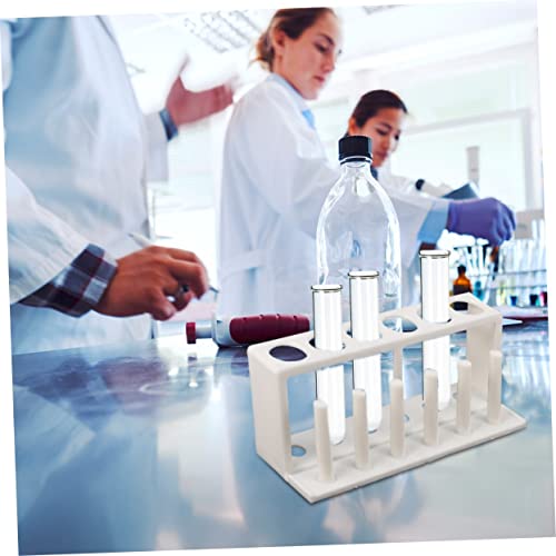 Test Tube Organizer Api Test Tube Holder Tanks Test Tube Display Stands Test Tube Vial Rack Waterbottle Tube Packaging Aquarium Fish Tank Aquarium Gravel Kit White