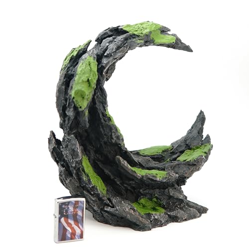 Allcolor Fish Tank Decor Rocks.Aquarium Decoration Model.Easy Superior Aquascape (Moon Valley) - style: Moon Valley