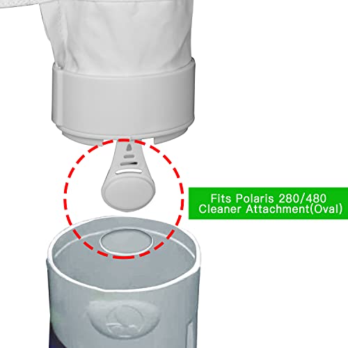 Pool Cleaner Replacement Filter Bag Fits for Polaris 280 and 480 Pool Cleaner All Purpose Bags (3 Pack, 280 V Closure Bag) - color: 280 V closure bag