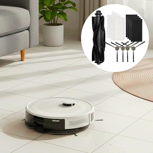Replacement Parts Compatible with Lefant M2, M2 Plus, M2S Pro – Robot Vacuum Accessories with Main Roller, Side Brushes, HEPA Filter, Complete Maintenance Kit