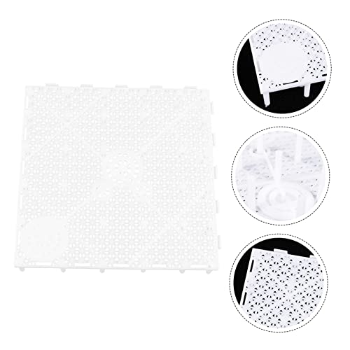 VANZACK 10pcs Aquarium Divider Filtering Plates for Fish Tank for Enhanced Water Permeability Bottom Sand Separator for Breeding Fish