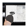 Car Screen Cleaner, 4.72"×3.94" Triangle Microfiber Auto Touchscreen Cleaning Cloth, Reusable Vehicle Interior Touch Screen Cleaning Pad Non-Scratch Wipes, Car Accessories - color: Triangle
