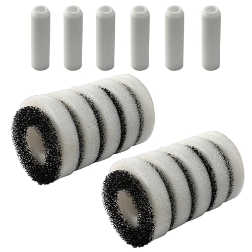 Compatiable Foam and Carbon Rings Set Replacement for All Biorb Aquariums, Carbon Filter* 10 Pack, Foam Filter*10 Pack, Air Stone*6 Pack - size: 26 PCS