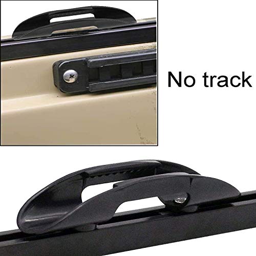 Pmsanzay Kayak Paddle Clip Fishing Net Clip - Pack of 2 - Black Rubber - Fishing Accessory
