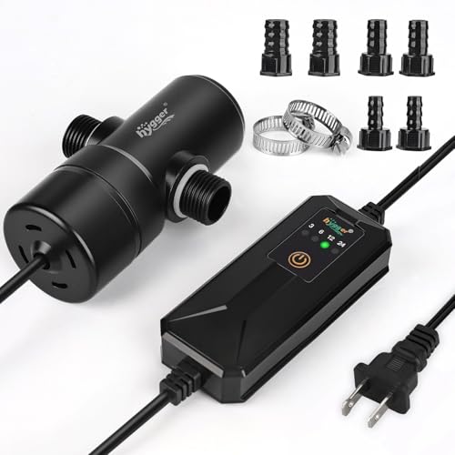 hygger 5W Aquarium U-V Light with Timer, 360° Protective Shield Clean Light for Crystal Clear Green Water, Submersible Fish Tank Cleaner for 10–40 Gallon Freshwater & Saltwater Aquariums - size: 1.85 * 4.75 inches