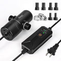 hygger 5W Aquarium U-V Light with Timer, 360° Protective Shield Clean Light for Crystal Clear Green Water, Submersible Fish Tank Cleaner for 10–40 Gallon Freshwater & Saltwater Aquariums - size: 1.85 * 4.75 inches
