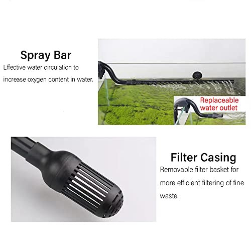 Aquarium Canister Filter Inlet Outlet, Fish Tank Filter Tube Aquarium External Canister Filter Water Inflow Outflow Tube for HW302B/303B - color: Filter Tube