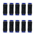 zjxed 1/4" OD x 3/16" OD Pneumatic quick Connector Push to Connect fittings Straight reducer Union/Coupler (Pack of 10) - size: 1/4 inch-3/16 inch