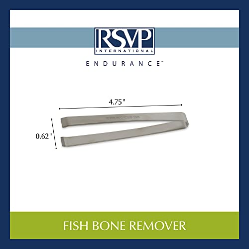 RSVP International Endurance Collection Seafood Tool, Fish Bone Remover, Stainless Steel - size: Fish Bone Remover