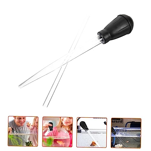 Toddmomy 1set Manual Fish Tank Cleaning Tool Easy Operate Siphon for Water Faeces Removal Lightweight Convenient Household Water Cleaner for Gravel and Cleaning