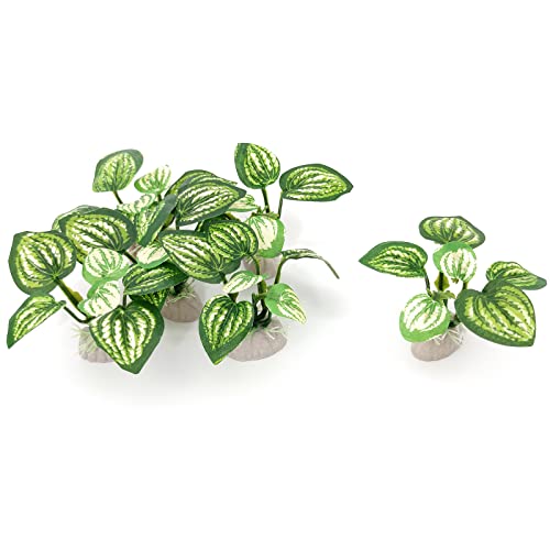 6PCS Aquarium Plants Fish Tank Decorations Betta Silk Plastic Plants for Aquarium Decor - color: B-6pcs Set/Green