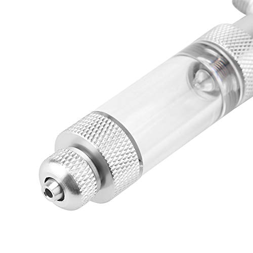 Joyzan Fish Tank CO2 Needle Check Valve, Aquarium System CO2 Regulator Bubble Counter DIY Accessory Stainless Steel Generator Flow Control Single Head Micro metering Needle Valves Air Pump Diffuser