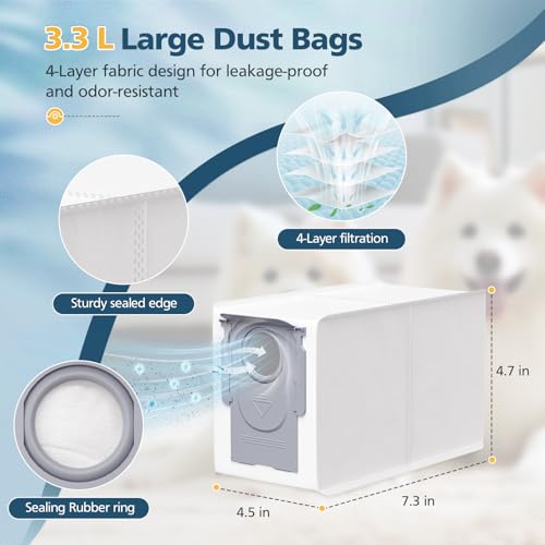 Qrevo Slim Replacement Parts for Roborock Qrevo Slim/Qrevo Master Robot Vacuum, Accessories Include Dual Main Brush, 6*Side Brushes, 4*Filters, 4*Microfiber Mop Cloths, 6*Dust Bags, 2*Tools - style: for Qrevo Master/Slim