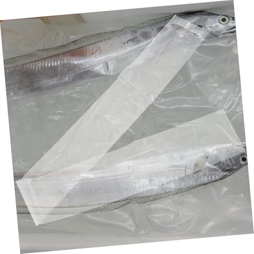 SOLUSTRE 100pcs Clear Plastic Fish Packaging Bags Leakproof Storage for Tropical Fish Bottom Sealed Containers Aquatic Transport